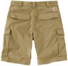 Am image of a Custom Carhartt Rugged Flex Rigby Cargo Short in Dark Khaki!