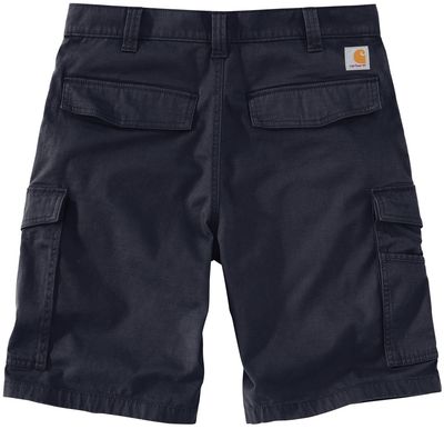 Am image of a Custom Carhartt Rugged Flex Rigby Cargo Short in Navy!