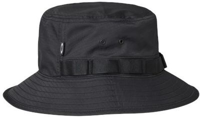 Am image of a Custom Oakley Team Issue Bucket Hat in Blackout!