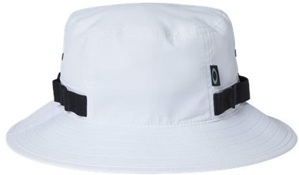 Am image of a Custom Oakley Team Issue Bucket Hat in White!