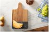 An image of a Custom Black Marble and Wood Cutting Board!