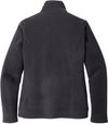 Am image of a Custom Port Authority Ladies Ultra Warm Brushed Fleece Jacket in Graphite/Deep Black!