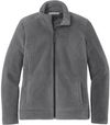 Am image of a Custom Port Authority Ladies Ultra Warm Brushed Fleece Jacket in Gusty Grey/Sterling Grey!