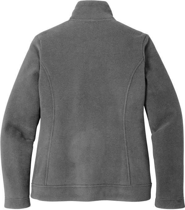 Am image of a Custom Port Authority Ladies Ultra Warm Brushed Fleece Jacket in Gusty Grey/Sterling Grey!
