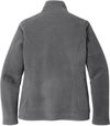 Am image of a Custom Port Authority Ladies Ultra Warm Brushed Fleece Jacket in Gusty Grey/Sterling Grey!