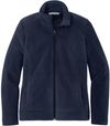Am image of a Custom Port Authority Ladies Ultra Warm Brushed Fleece Jacket in Insignia Blue/River Blue!