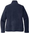 Am image of a Custom Port Authority Ladies Ultra Warm Brushed Fleece Jacket in Insignia Blue/River Blue!