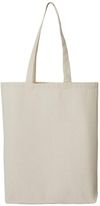 Am image of a Custom OAD Midweight Recycled Cotton Gusseted Tote in Recycled Natural!