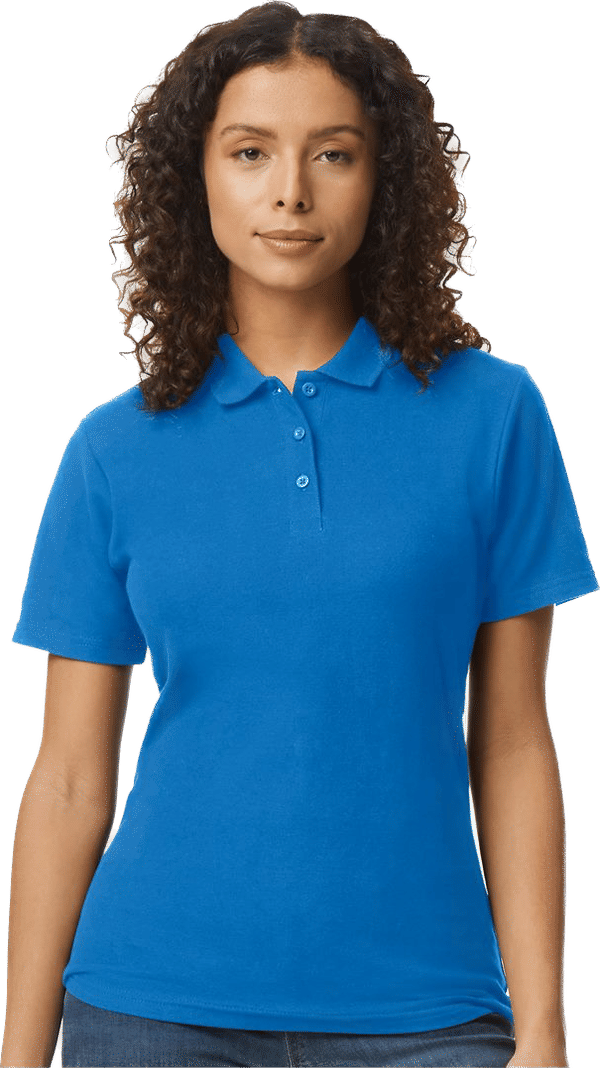 An image of a Custom Gildan Softstyle Womens Pique Polo!