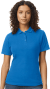 An image of a Custom Gildan Softstyle Womens Pique Polo!