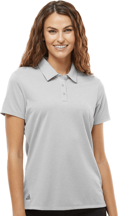 An image of a Custom Adidas Womens Heathered Polo!