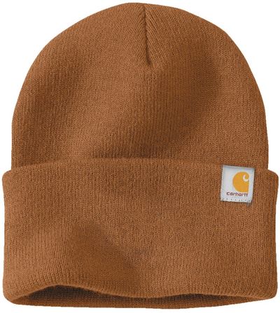 Am image of a Custom Carhartt Watch Cap 2.0 in Carhartt Brown!