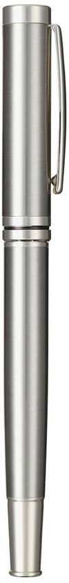 Am image of a Custom Recycled Stainless Steel Rollerball Pen in Silver!