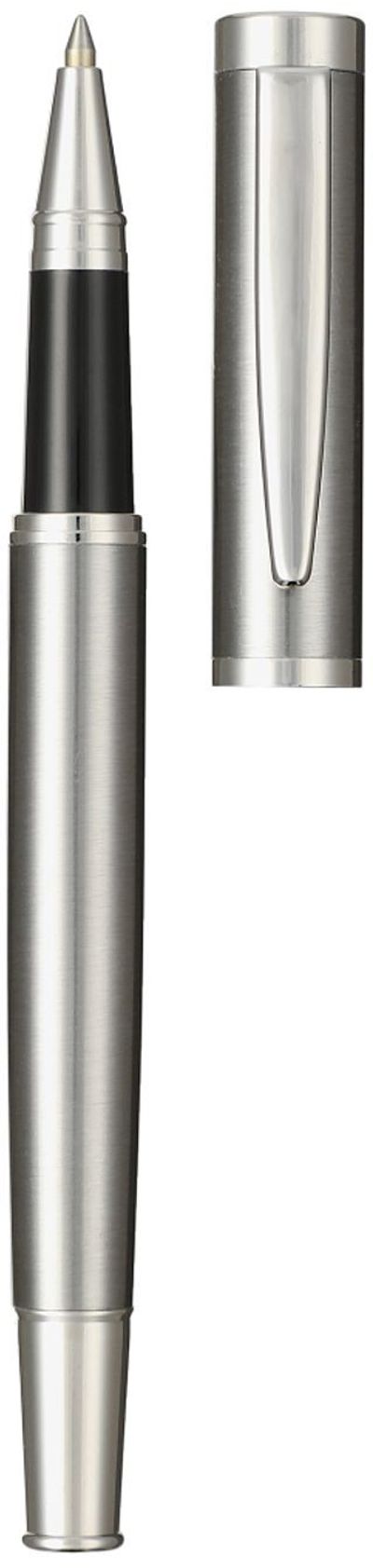 An image of a Custom Recycled Stainless Steel Rollerball Pen!