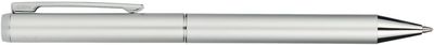Am image of a Custom Recycled Aluminum Ultra Gel Ballpoint in Silver!