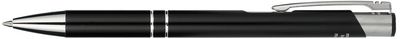 Am image of a Custom Recycled Aluminum Richmont Gel Ballpoint in Black!
