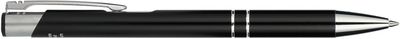 Am image of a Custom Recycled Aluminum Richmont Gel Ballpoint in Black!