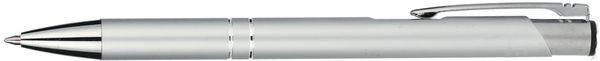 Am image of a Custom Recycled Aluminum Richmont Gel Ballpoint in Silver!