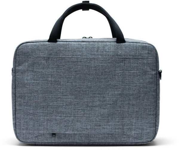 Am image of a Custom Herschel Gibson Messenger in Raven Crosshatch!