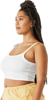 An image of a Custom Bella and Canvas Womens Micro Rib Spaghetti Strap Tank!