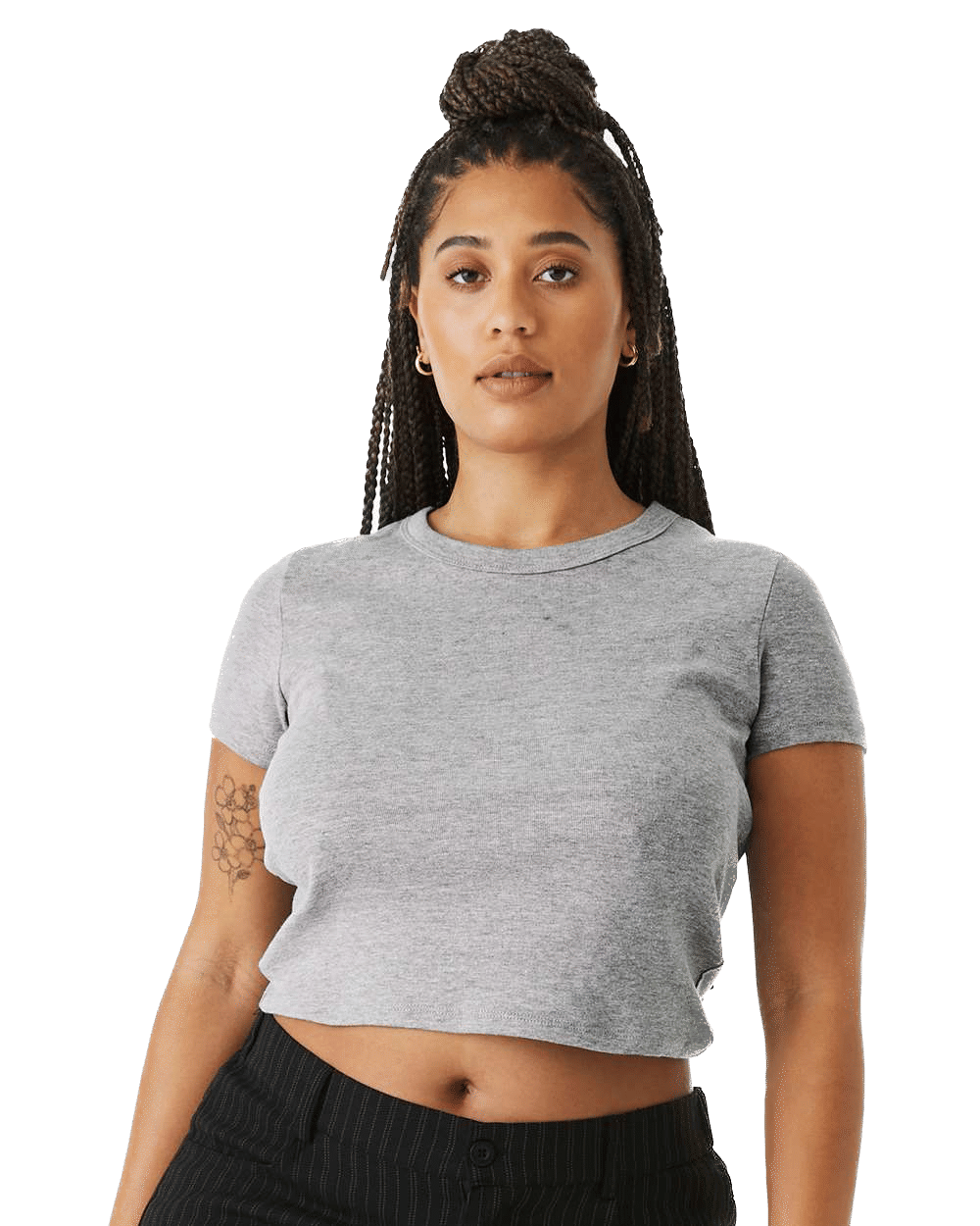 Bella and Canvas Womens Micro Rib Baby Tee