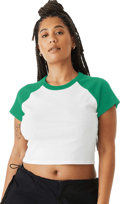 An image of a Custom Bella and Canvas Womens Micro Rib Raglan Baby Tee!