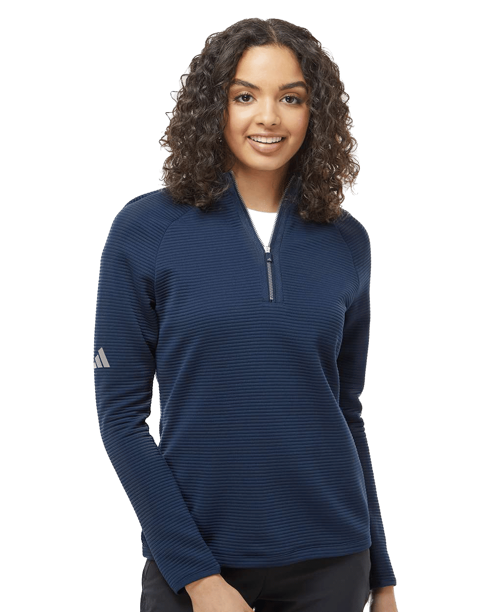 Adidas Womens Spacer Quarter Zip Pullover