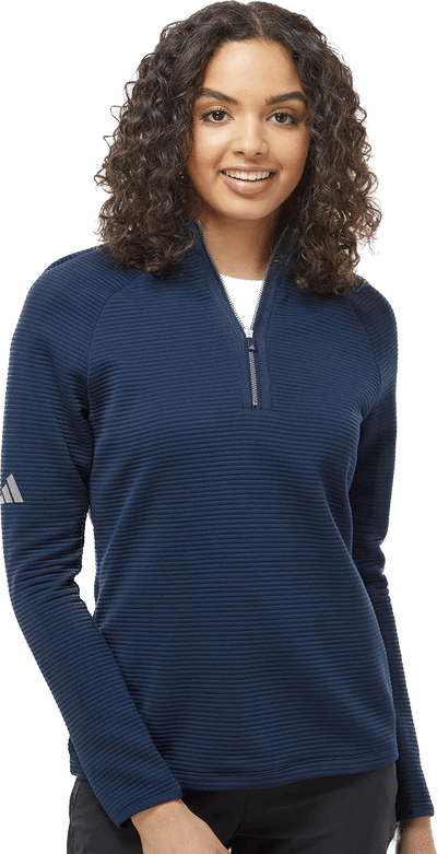 An image of a Custom Adidas Womens Spacer Quarter Zip Pullover!