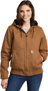 An image of a Custom Carhartt Womens Washed Duck Active Jacket!