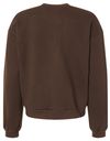Am image of a Custom American Apparel ReFlex Womens Fleece Crewneck Sweatshirt in Brown!