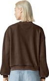 An image of a Custom American Apparel ReFlex Womens Fleece Crewneck Sweatshirt!