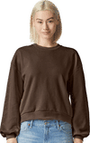 An image of a Custom American Apparel ReFlex Womens Fleece Crewneck Sweatshirt!