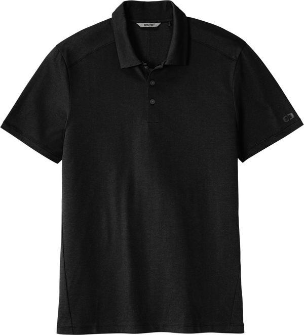 Am image of a Custom OGIO Code Stretch Polo in Blacktop!