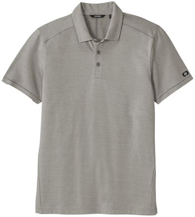 Am image of a Custom OGIO Code Stretch Polo in Tarmac Grey Heather!