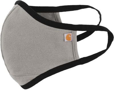 Am image of a Custom Carhartt Cotton Ear Loop Face Mask 3 Pack in Asphalt!