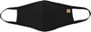 Am image of a Custom Carhartt Cotton Ear Loop Face Mask 3 Pack in Black!
