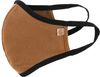Am image of a Custom Carhartt Cotton Ear Loop Face Mask 3 Pack in Carhartt Brown!