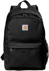 Am image of a Custom Carhartt Canvas Backpack in Black!