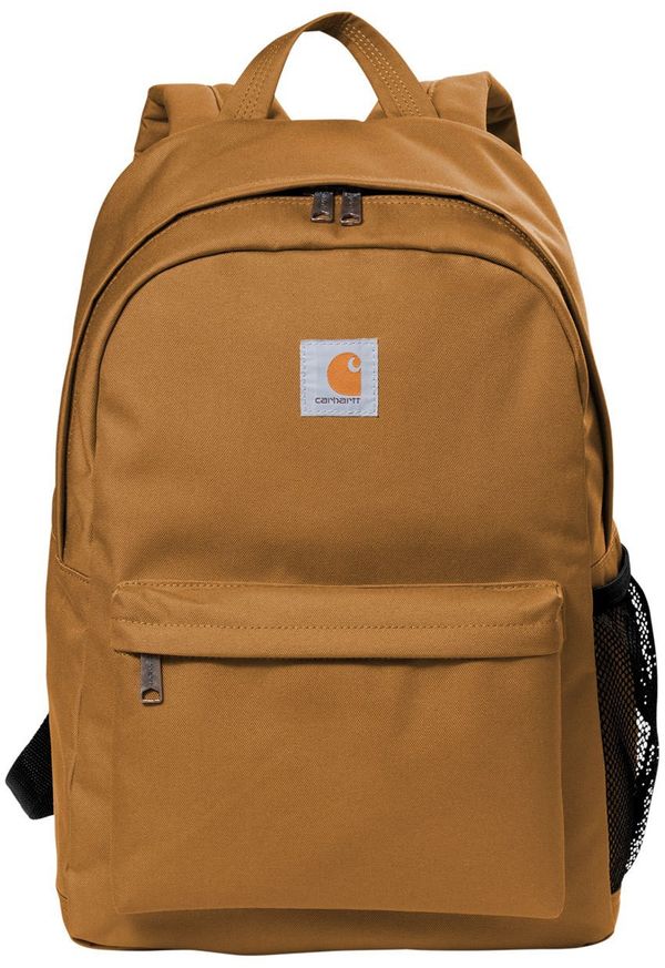 Am image of a Custom Carhartt Canvas Backpack in Carhartt Brown!