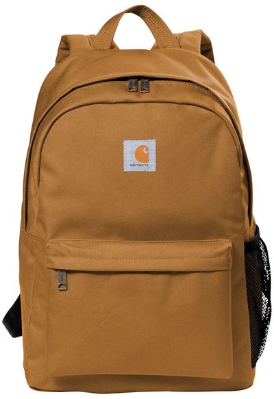 Am image of a Custom Carhartt Canvas Backpack in Carhartt Brown!