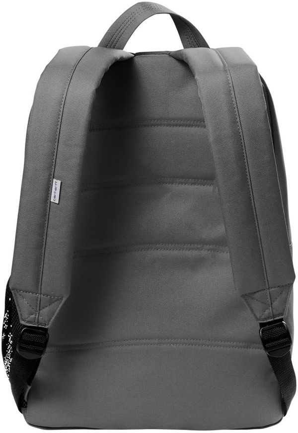 Am image of a Custom Carhartt Canvas Backpack in Grey!