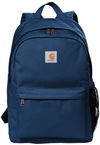 Am image of a Custom Carhartt Canvas Backpack in Navy!