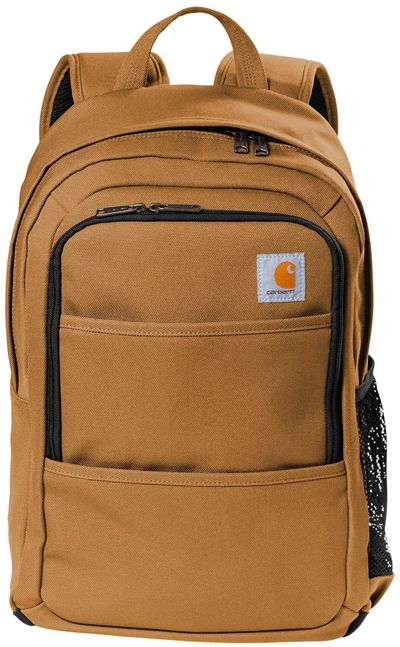 Am image of a Custom Carhartt Foundry Series Backpack in Carhartt Brown!