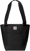 Am image of a Custom Carhartt Tote 18 Can Cooler in Black!