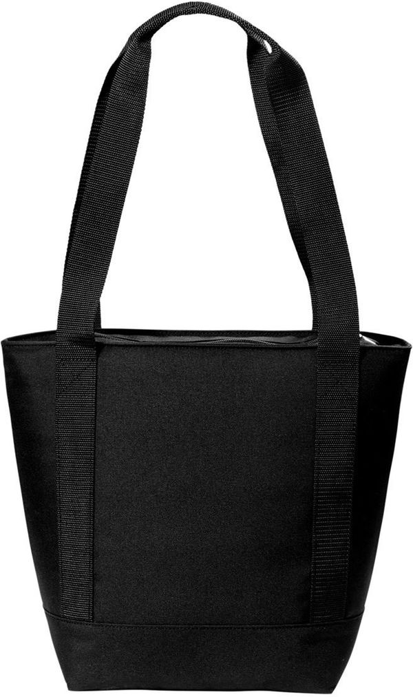 Am image of a Custom Carhartt Tote 18 Can Cooler in Black!