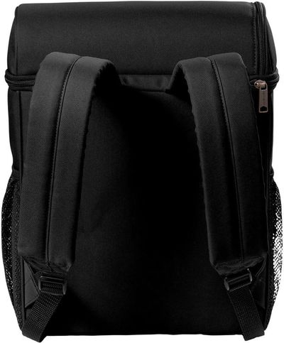 Am image of a Custom Carhartt Backpack 20 Can Cooler in Black!