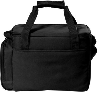 Am image of a Custom Carhartt Duffel 36 Can Cooler in Black!