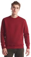 Am image of a Custom Jerico Premium Eco Fleece Crewneck Sweatshirt in Bordeaux!