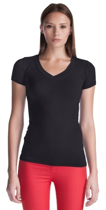 Jerico Bamboo Stretch Deep V Neck