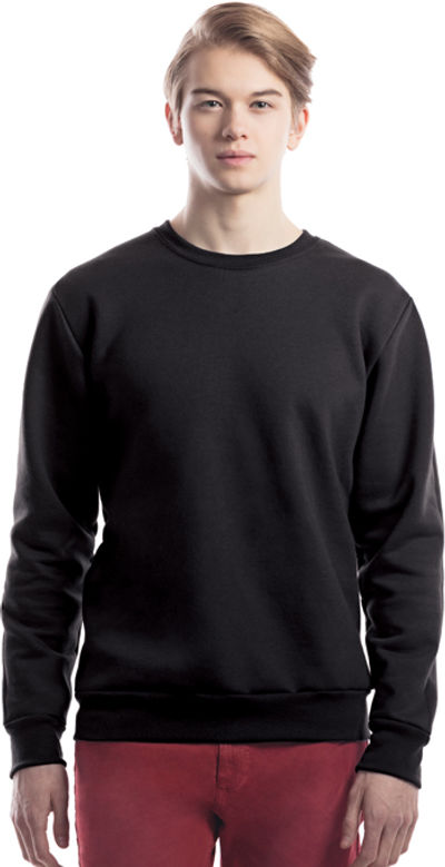 Am image of a Custom Jerico Crewneck Sweatshirt in Black!